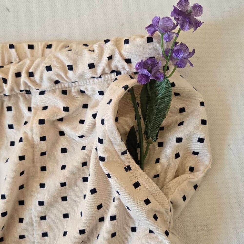 SOMA Womens Geo Long Sleeve Top & Drawstring Bottom Pajama Set Pink Black M/XS - Picture 9 of 13